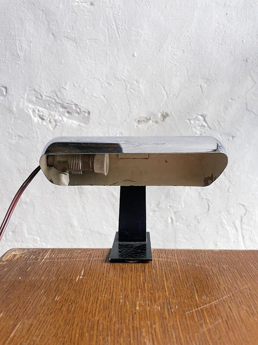 Chrome Desk Lamp in Modernist style, Art Deco Design, French 1930-1940