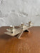 Silver-Plated Modernist Triple Candle Holder 1960s