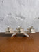 Silver-Plated Modernist Triple Candle Holder 1960s