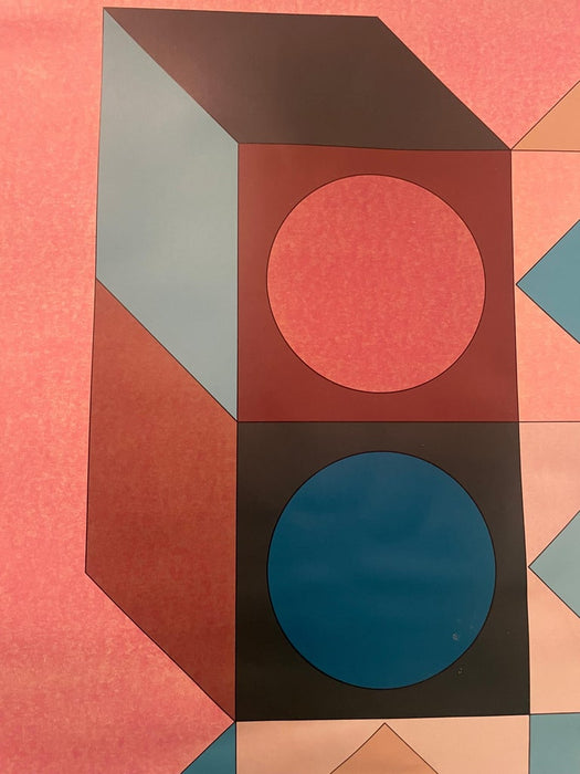 Vintage print after Victor Vasarely - Sonora Do - 1976