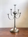 Sculptural Five-Arm Metal Candelabra, Attila Demcsik, Hungary, circa 1980