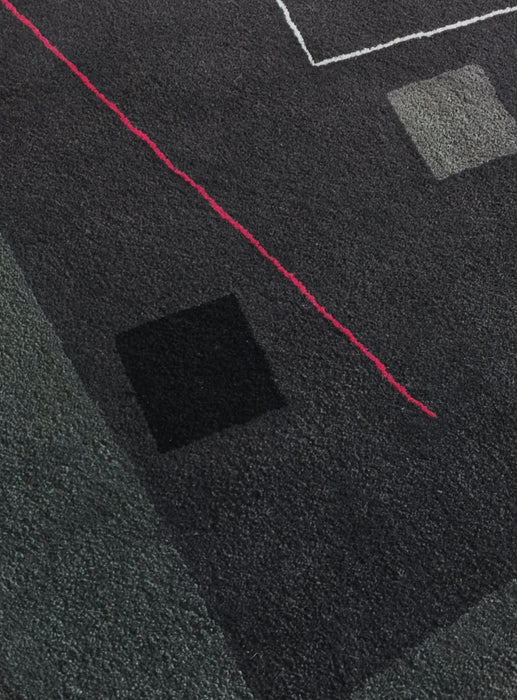 Guy de Lussigny Geometric Abstract Rug / Tapestry for Tisca France