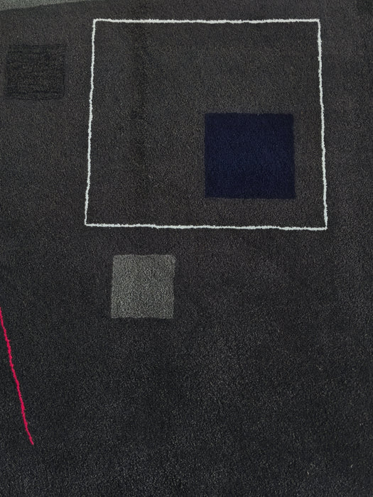 Guy de Lussigny Geometric Abstract Rug / Tapestry for Tisca France