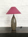 Chulucanas Handcrafted Ceramic Table Lamp, Peru, Dated 2005