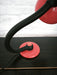 Klaus Hempel V3925/01 Red Desk Lamp for Hustadt Leuchten, Germany 1970s