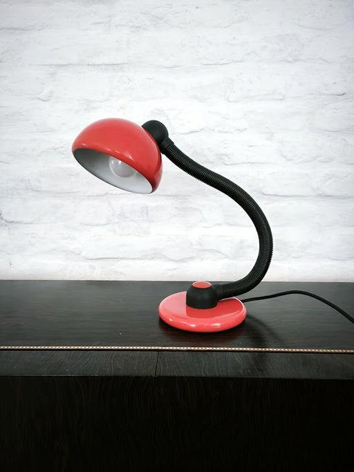 Klaus Hempel V3925/01 Red Desk Lamp for Hustadt Leuchten, Germany 1970s