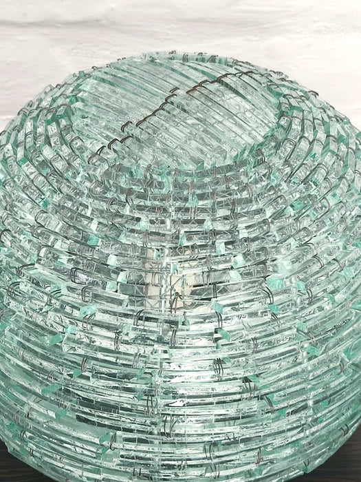 Vintage "Tao" Hand-Assembled Glass Table Lamp – Italy, 1960s