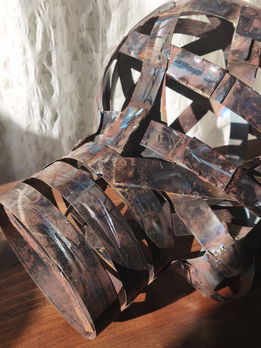 “Kraftwerk” Welded Steel Sculpture József Szabó Trash Works Industrial 2024