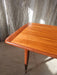 Mid-Century Modern Teak Coffee Table with Brass Feet, Sweden circa 1960