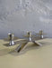 Silver-Plated Modernist Triple Candle Holder 1960s