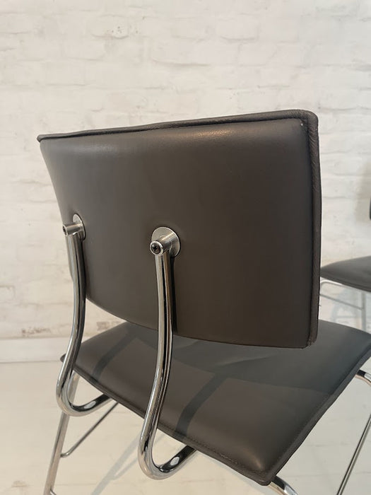 Sparta Leather Chairs by Christoph Hindermann for Dietiker