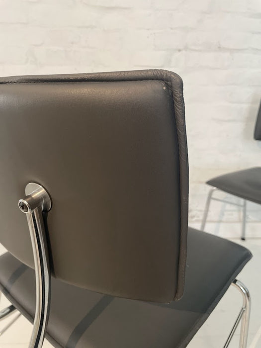 Sparta Leather Chairs by Christoph Hindermann for Dietiker