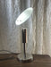 Adjustable Frosted Glass Disc Table Lamp, France 1990s