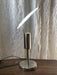 Adjustable Frosted Glass Disc Table Lamp, France 1990s