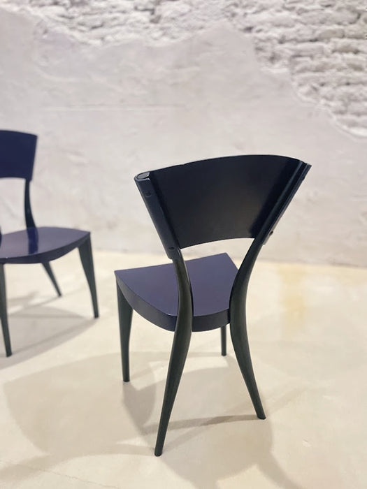 Pair of “Karina” Chairs by J. Mancini & G. Fois-Dorell for Sawaya & Moroni, 1990s