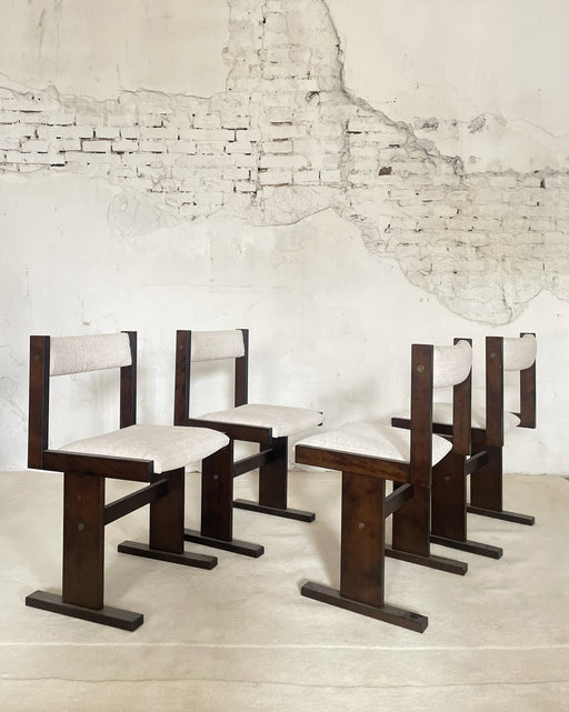 Danish Modern Dining Chairs by Poul H. Poulsen for Gangso Mobler 1970s