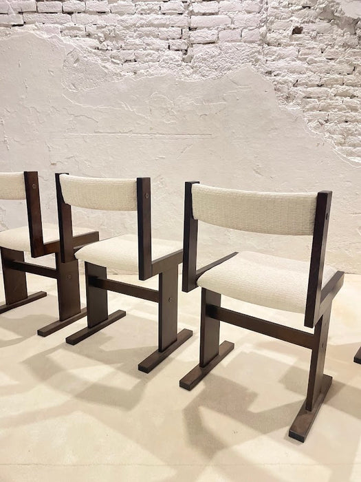 Danish Modern Dining Chairs by Poul H. Poulsen for Gangso Mobler 1970s