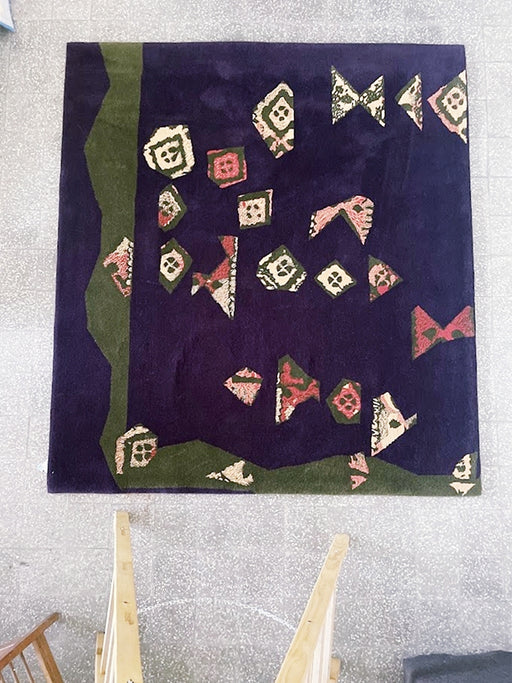 Vezeley Artistic Hand Tufted Rug by Tisca Switzerland 1990s