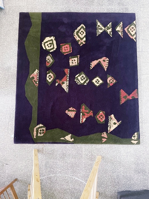 Vezeley Artistic Hand Tufted Rug by Tisca Switzerland 1990s