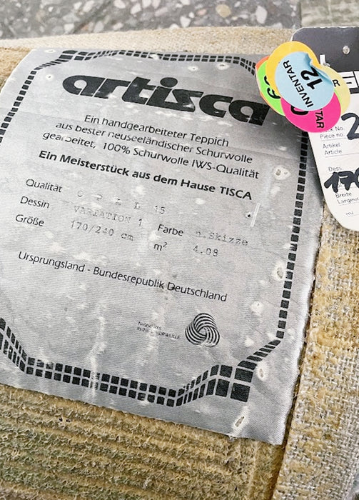 Hand Tufted Rug by Tisca France 1990s