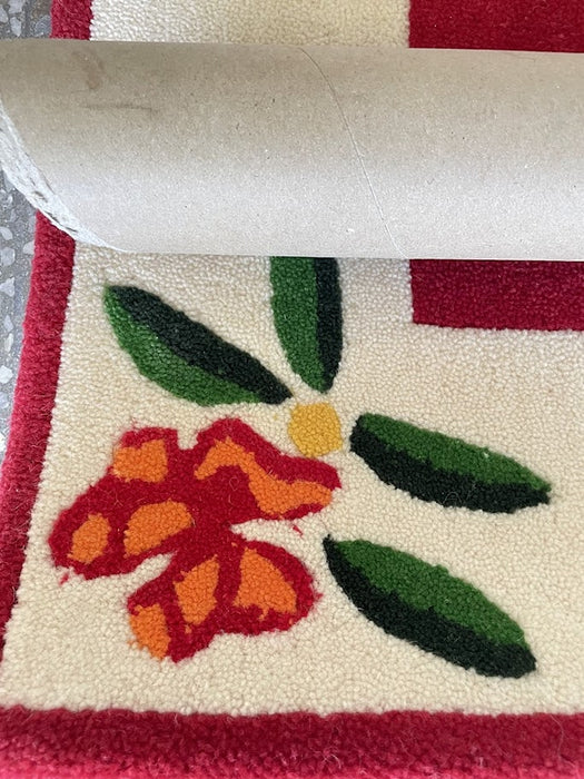 Hand-Tufted Wool Rug 1980s France