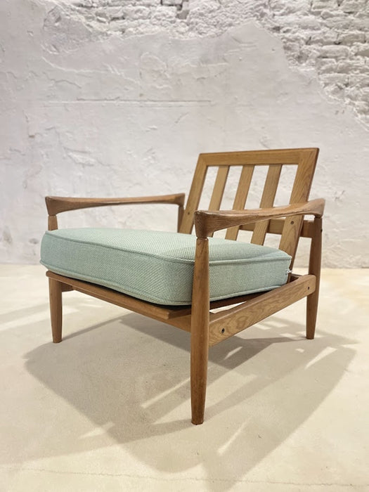 Scandinavian Oak Lounge "Kolding" Armchair by Erik Worts for IKEA