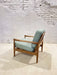 Scandinavian Oak Lounge "Kolding" Armchair by Erik Worts for IKEA