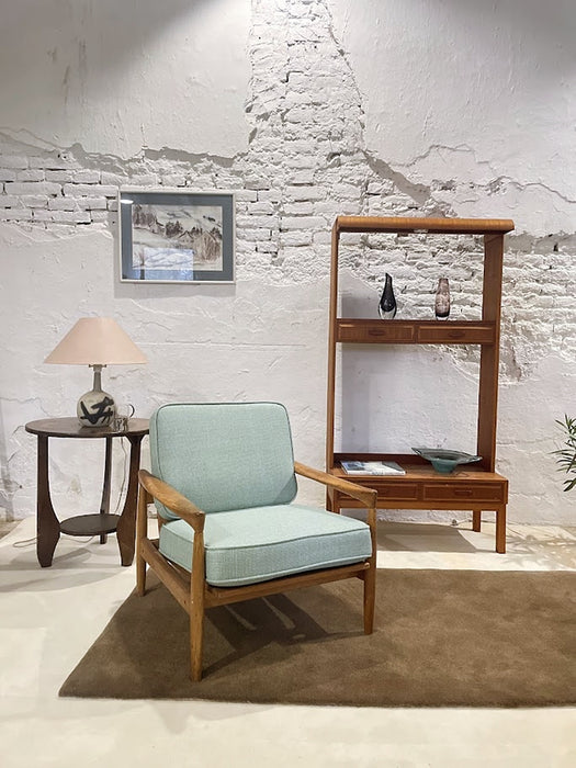 Scandinavian Oak Lounge "Kolding" Armchair by Erik Worts for IKEA