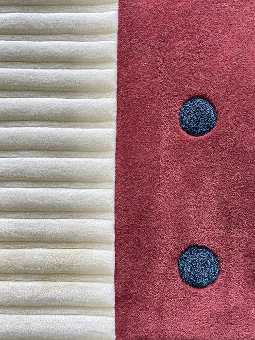 Tisca Meda Hand-Tufted Wool Rug 1980s France