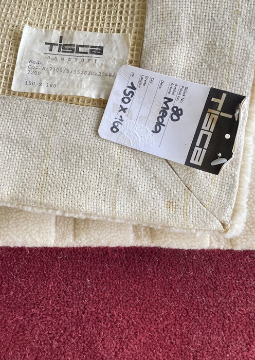 Tisca Meda Hand-Tufted Wool Rug 1980s France