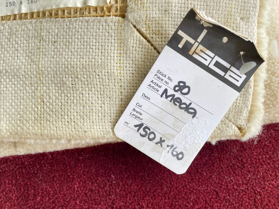 Tisca Meda Hand-Tufted Wool Rug 1980s France
