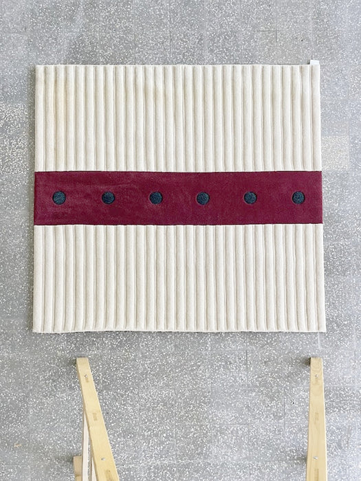 Tisca Meda Hand-Tufted Wool Rug 1980s France