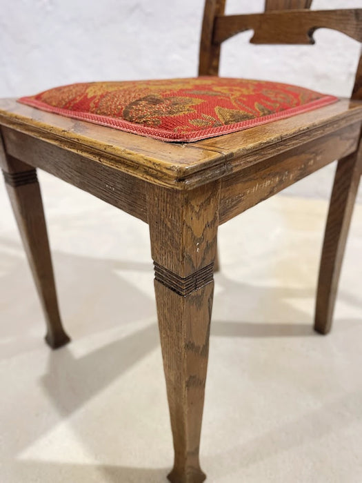  Swedish Art Nouveau Chairs in Oak, circa 1910