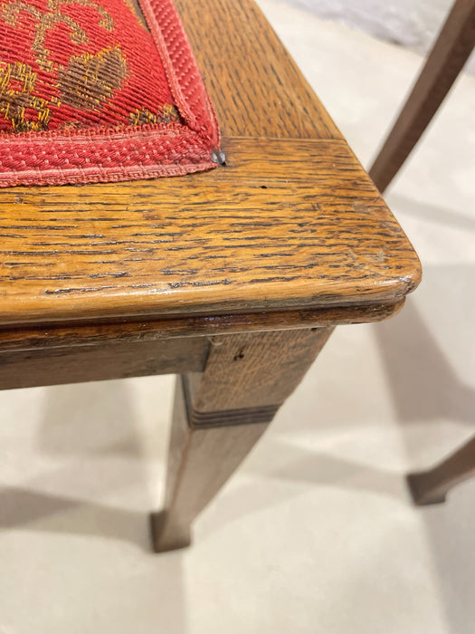  Swedish Art Nouveau Chairs in Oak, circa 1910