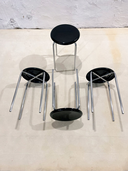 Vintage Industrial Stool by BIGLA, Germany, 1970s–1980s
