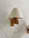 Scandinavian Modern Pine Wood Wall Sconce