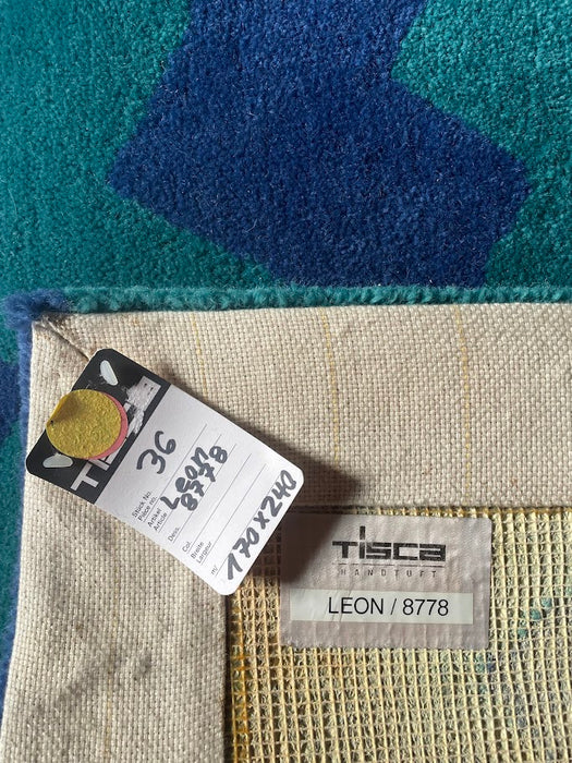 TISCA “LEON” Hand-Tufted Wool Rug – Design by Ulrike Sarvari  France, 1990s
