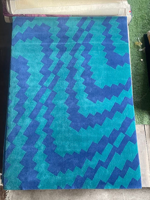 TISCA “LEON” Hand-Tufted Wool Rug – Design by Ulrike Sarvari  France, 1990s