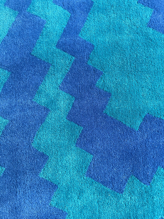 TISCA “LEON” Hand-Tufted Wool Rug – Design by Ulrike Sarvari  France, 1990s