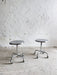 Rollen Zürich Authentic Swiss Bauhaus Industrial Chrome Swivel Stool circa 1950s