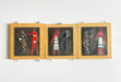 Vintage Mid-Century Three-Panel Enamel Figurative Wall Art