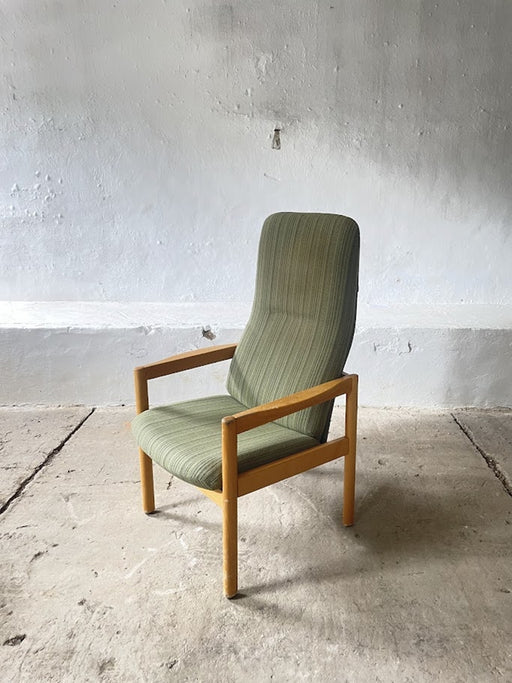 Scandinavian High-Back Lounge Chair 