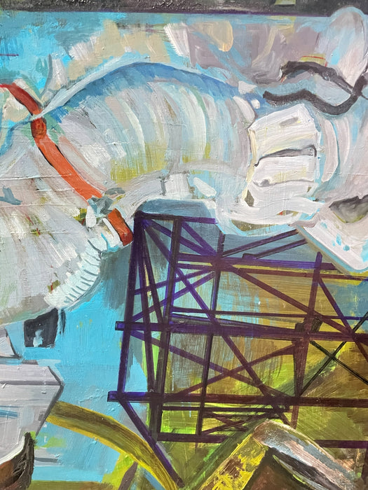Untitled (Study), by Kazuo Yamada, Large Japanese Painting 2015