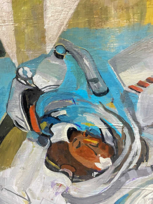 Untitled (Study), by Kazuo Yamada, Large Japanese Painting 2015