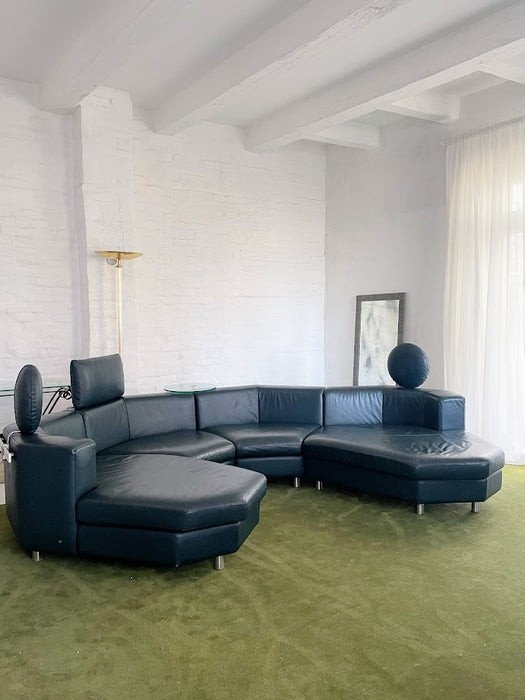 Leather Modular Sofa Set by Rolf Benz 