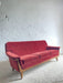 Mid-Century Modern Three-Seater Velvet Sofa, Swedish 1950s–1960s