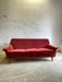 Mid-Century Modern Three-Seater Velvet Sofa, Swedish 1950s–1960s