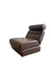 Vintage Yugoslav Design Convertible Leather Chair Bed, 1970s