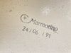 Vintage Marmorino Coffee Table With Sculptural Base, Danish Modern Style 1991