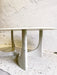 Vintage Marmorino Coffee Table With Sculptural Base, Danish Modern Style 1991